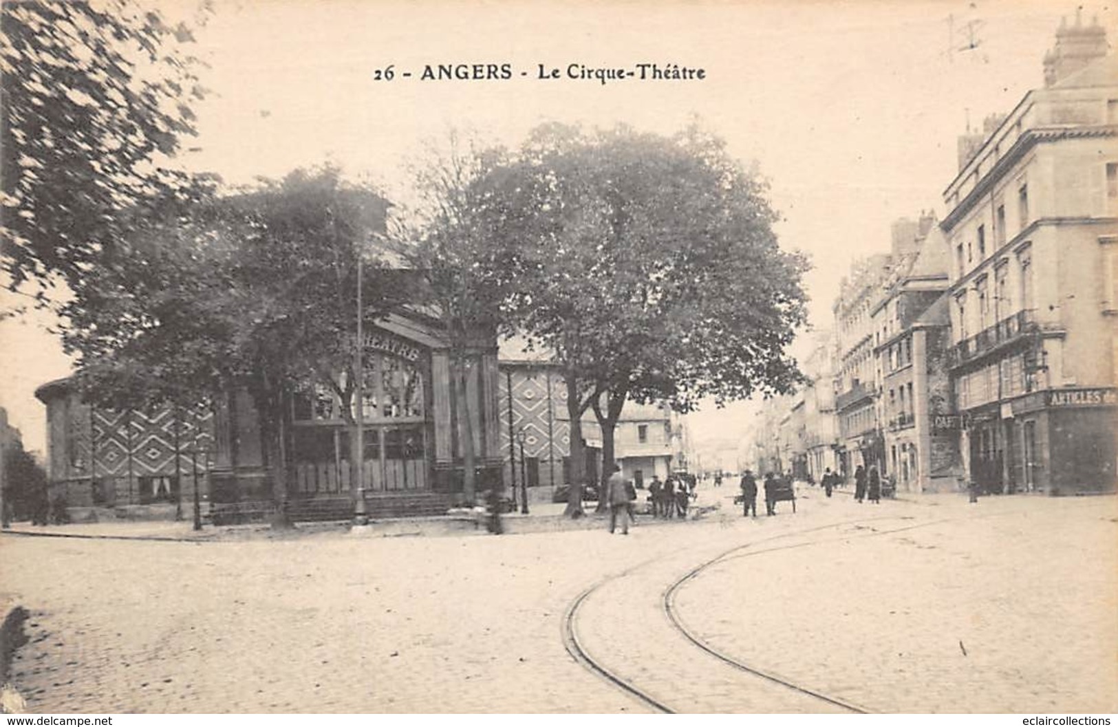 Thème:     Cirque.      Angers  49   . Le Cirque Théâtre  Et La Rue Boisnet    4      (Voir Scan) - Zirkus