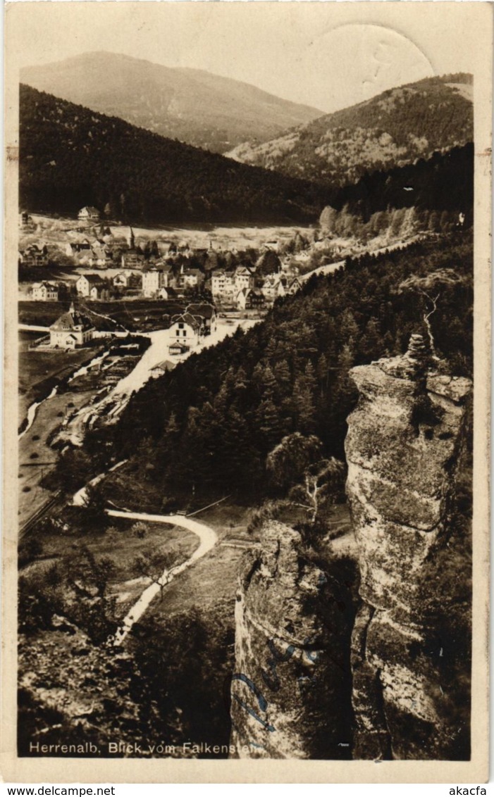 CPA AK Bad Herrenalb- Blick Vom Falkenstein GERMANY (903052) - Bad Herrenalb