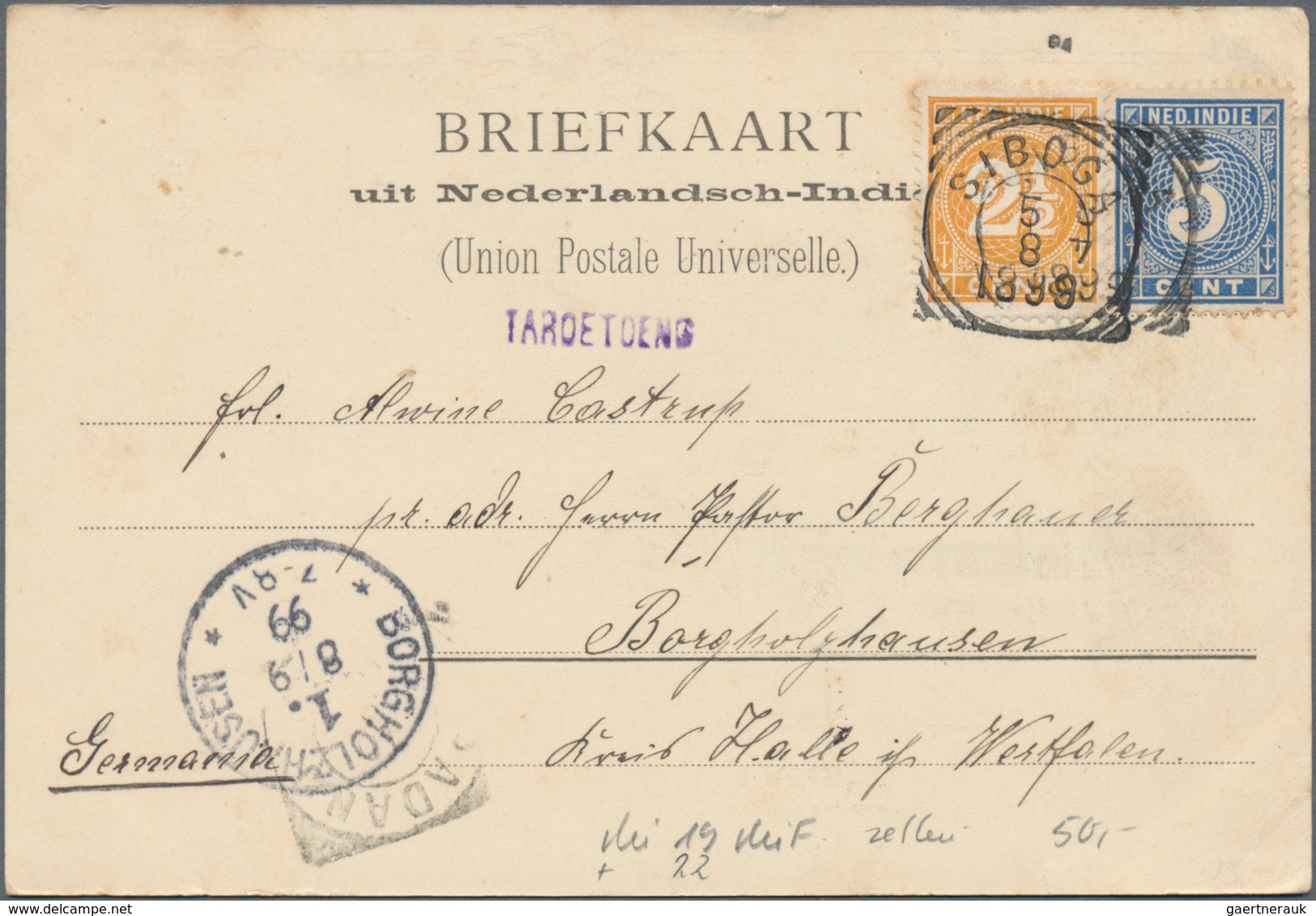 Niederländisch-Indien: 1884/1941 Small Holding Of Ca. 80 Letters, Picture-postcards And Used Postal - India Holandeses