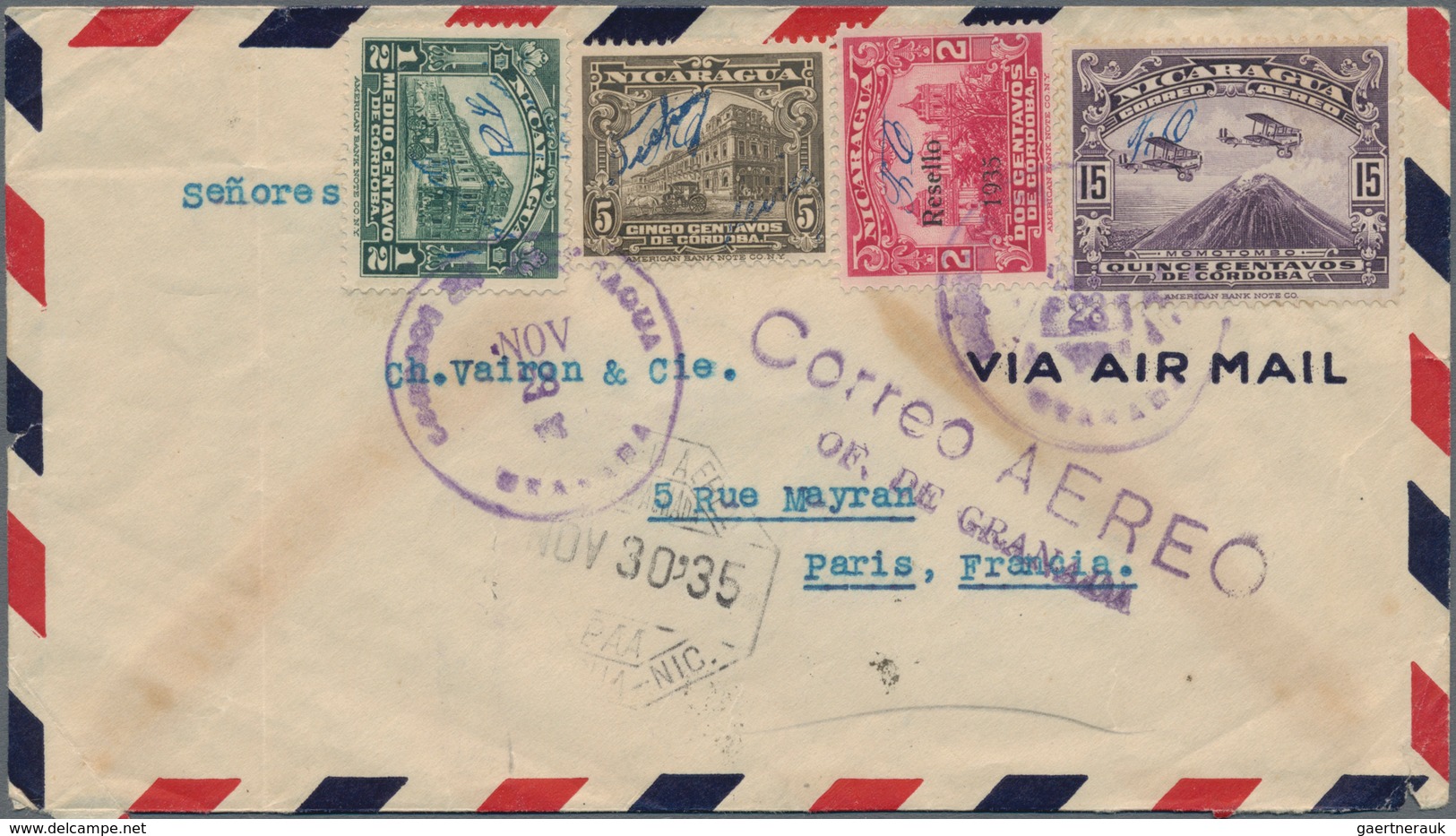 Mittel- Und Südamerika: 1893/1959, Covers/used Stationery (22) Of Guatemala Or Nicaragua Mostly Used - Otros - América