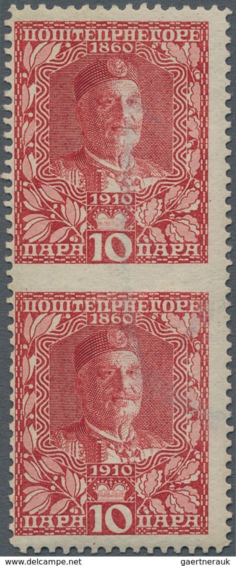 Montenegro: 1879/1945. spannende Partie mit fast nur besseren Stücken, Briefe, Ganzsachen, Postkarte