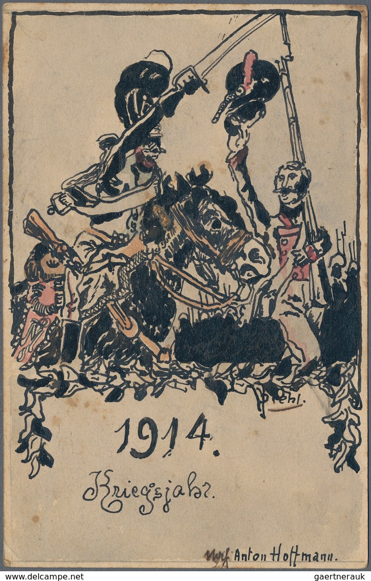 Ansichtskarten: 1900-1930er Jahre (meist): Sammlung Von 64 Postkarten, Meist Ganzsachen, Mit Selbstg - 500 Postales Min.