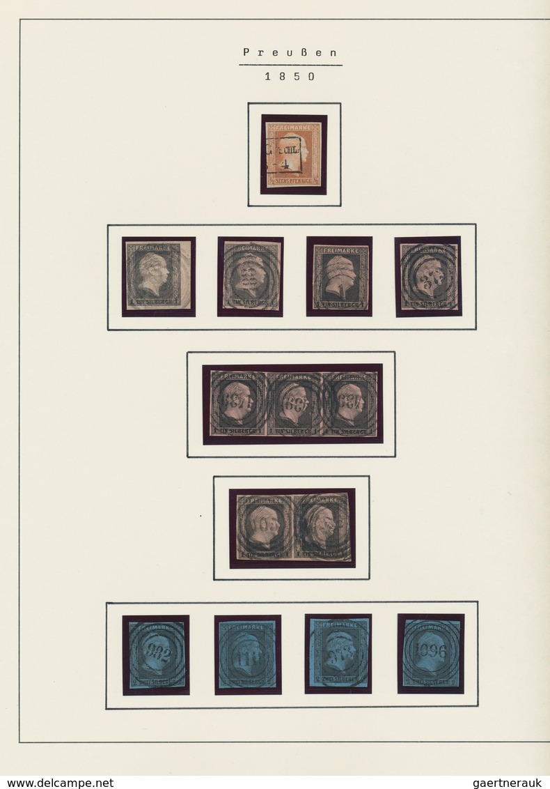 Preußen - Marken Und Briefe: 1820-1865, Gestempelte Sammlung Inc. Einheiten Und Besseren Farben, Daz - Otros & Sin Clasificación