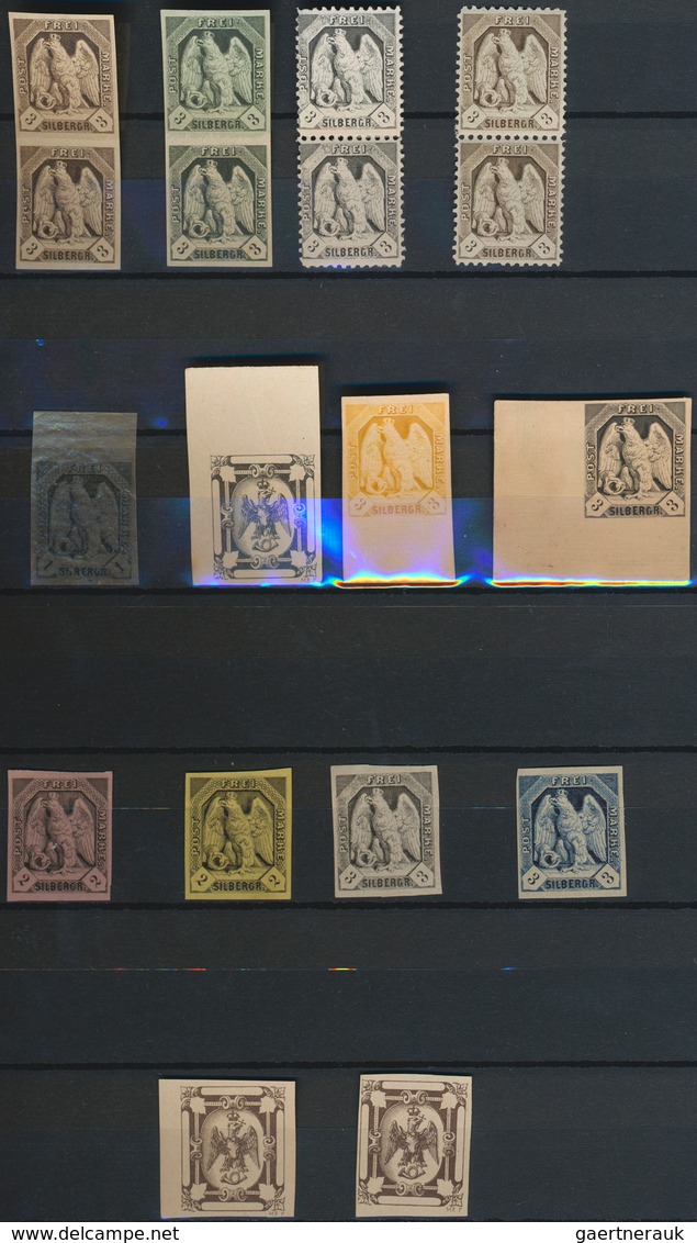Preußen - Marken Und Briefe: 1850/1867, Meist Gestempelte Sammlung Von Ca. 420 Werten (incl. Probe- - Otros & Sin Clasificación