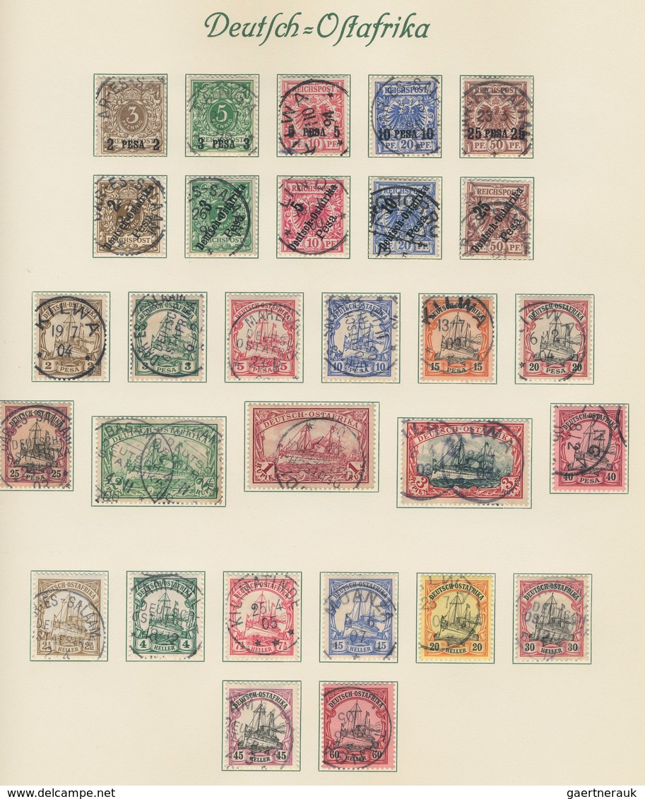 Deutsche Auslandspostämter + Kolonien: 1884/1919, saubere gestempelte Qualitäts-Sammlung von China b