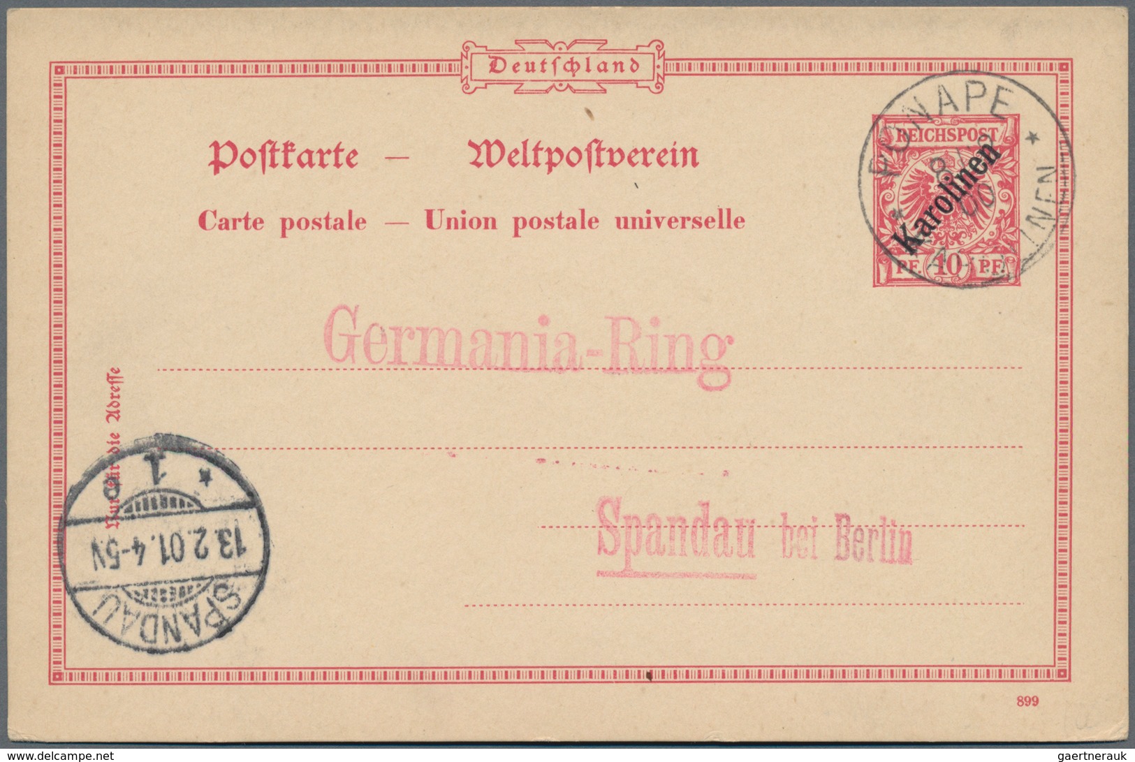 Deutsche Auslandspostämter + Kolonien: 1898/1912 (ca.), Partie Von Ca. 70 Karten, Meist Ungebrauchte - Otros & Sin Clasificación