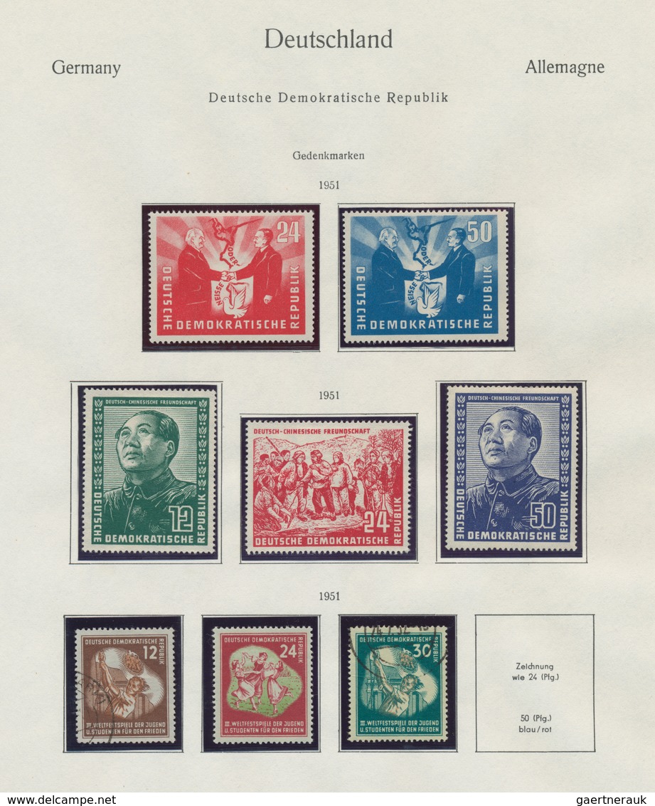 Deutschland Nach 1945: 1945/1985, Saubere Sammlung In Zwei Dicken KA/BE-Vordruckalben, Dabei SBZ, DD - Colecciones