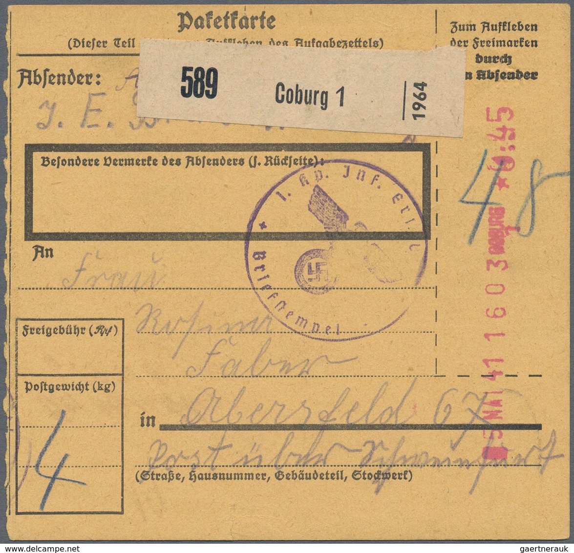 Alliierte Besetzung - Gebühr Bezahlt: 1945/1953, Umfangreiche Stempel- Und Spezial-Sammlung Mit Gesc - Otros & Sin Clasificación