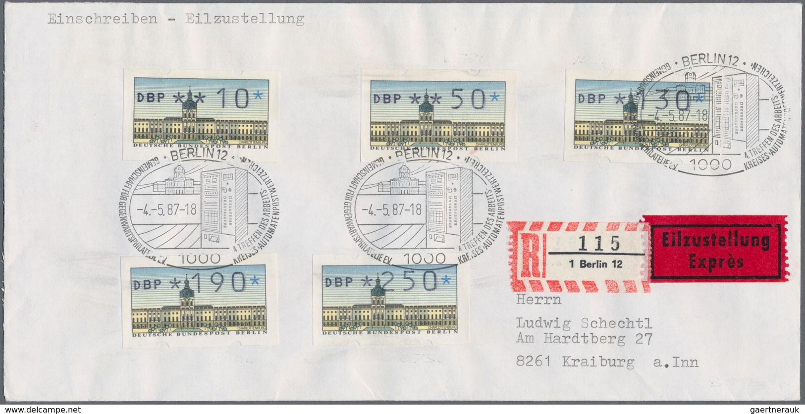 Berlin: 1980/1991 (ca.), Vielseitiger Bestand Von über 250 Briefen Und Karten Aus Firmen-Korresponde - Briefe U. Dokumente