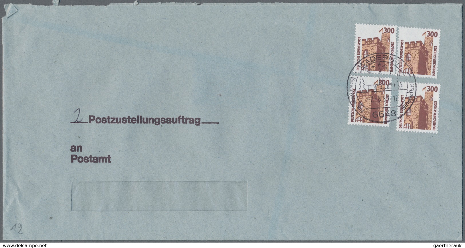 Bundesrepublik Deutschland: 1984/1992, Partie Von Ca. 96 Gerichtsvollzieher-Zustellungsaufträgen, Da - Collections