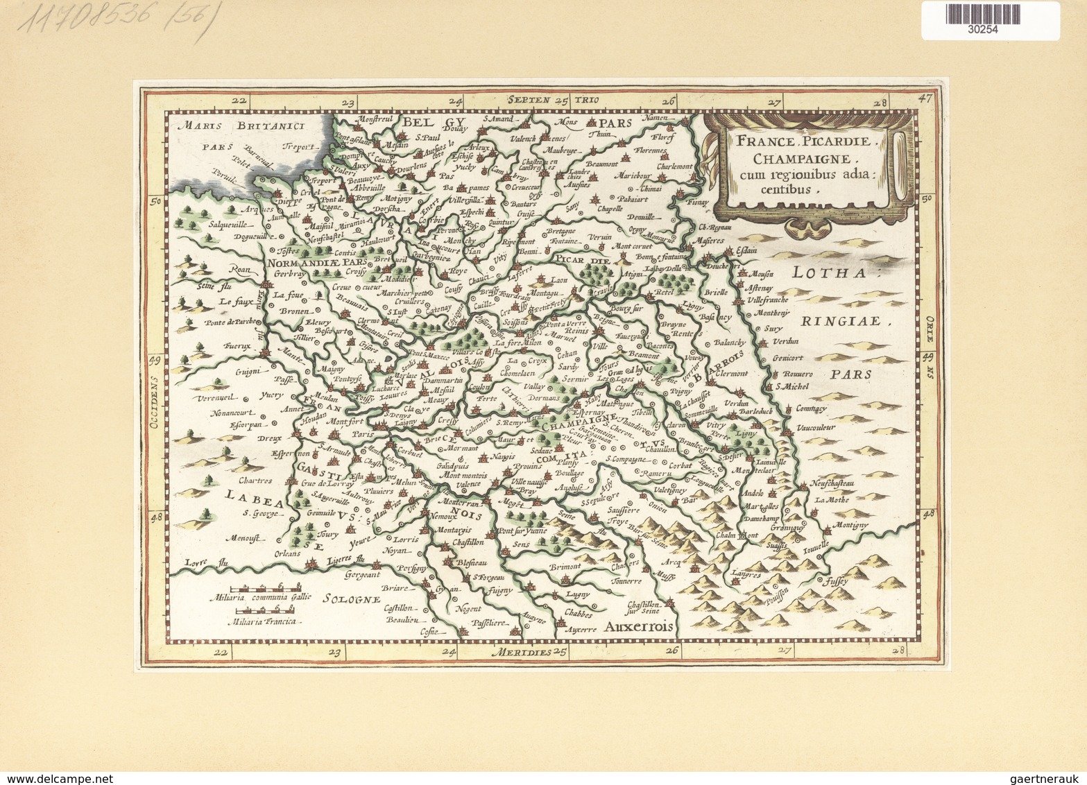 Landkarten Und Stiche: 1580/1820 (ca). Bestand Von über 130 Alten Landkarten, Meist Colorierte Stich - Geografía