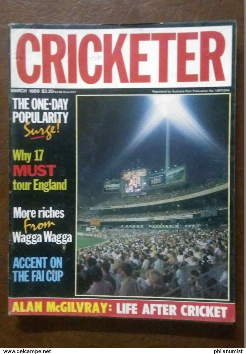 10 CRICKETER AUSTRALIA MAGAZINE LOT 1980's !!