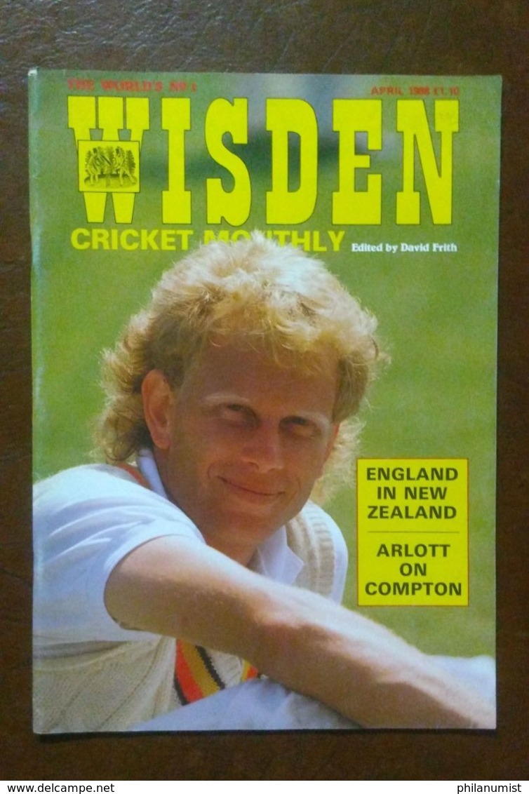 10 WISDEN CRICKET MONTHLY MAGAZINE DECEMBER 1980's LOOK !!