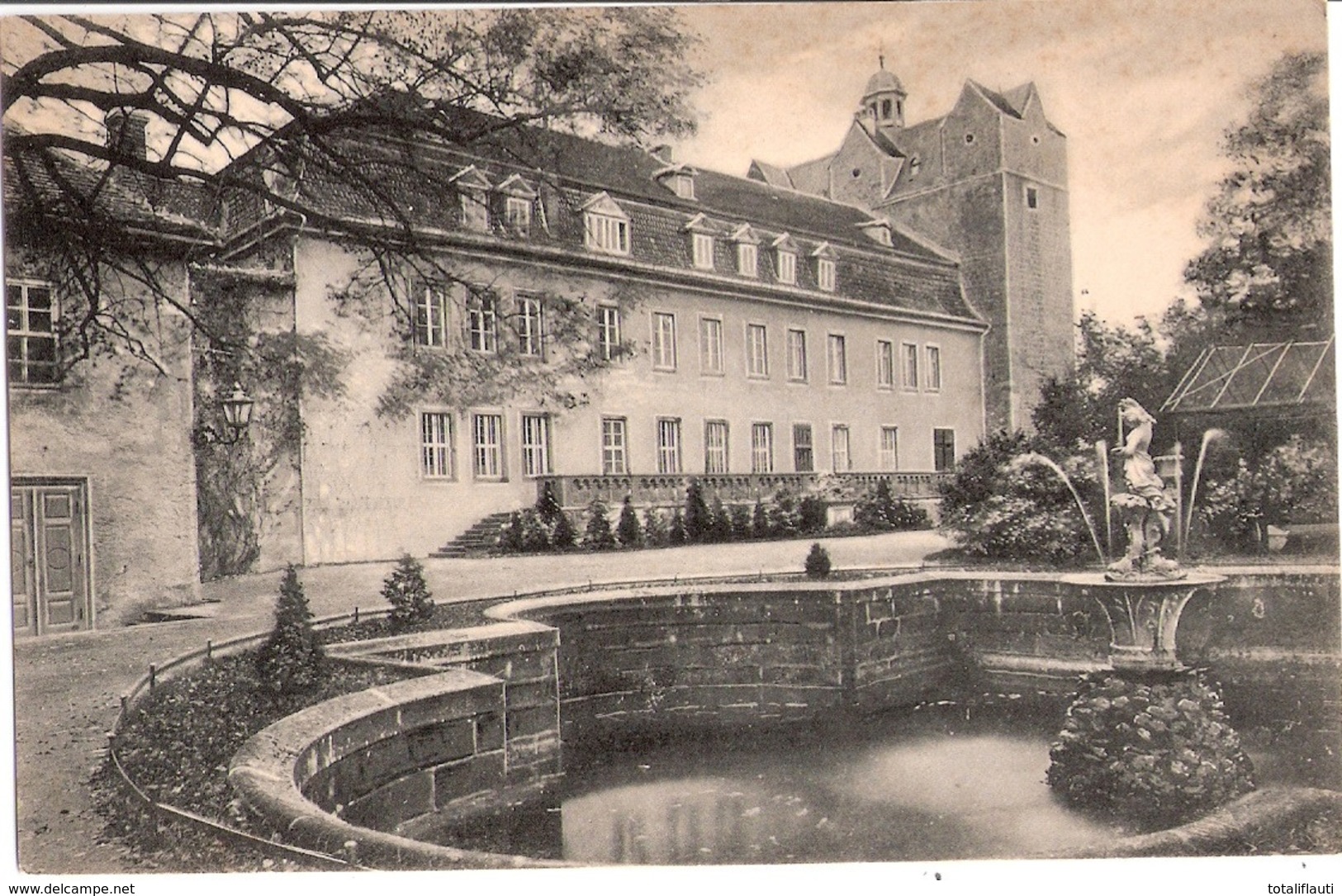 BALLENSTEDT Am Harz Sachsen Anhalt Schloss Mit Laufendem Springbrunnen TOP-Erhaltung Ungelaufen - Ballenstedt