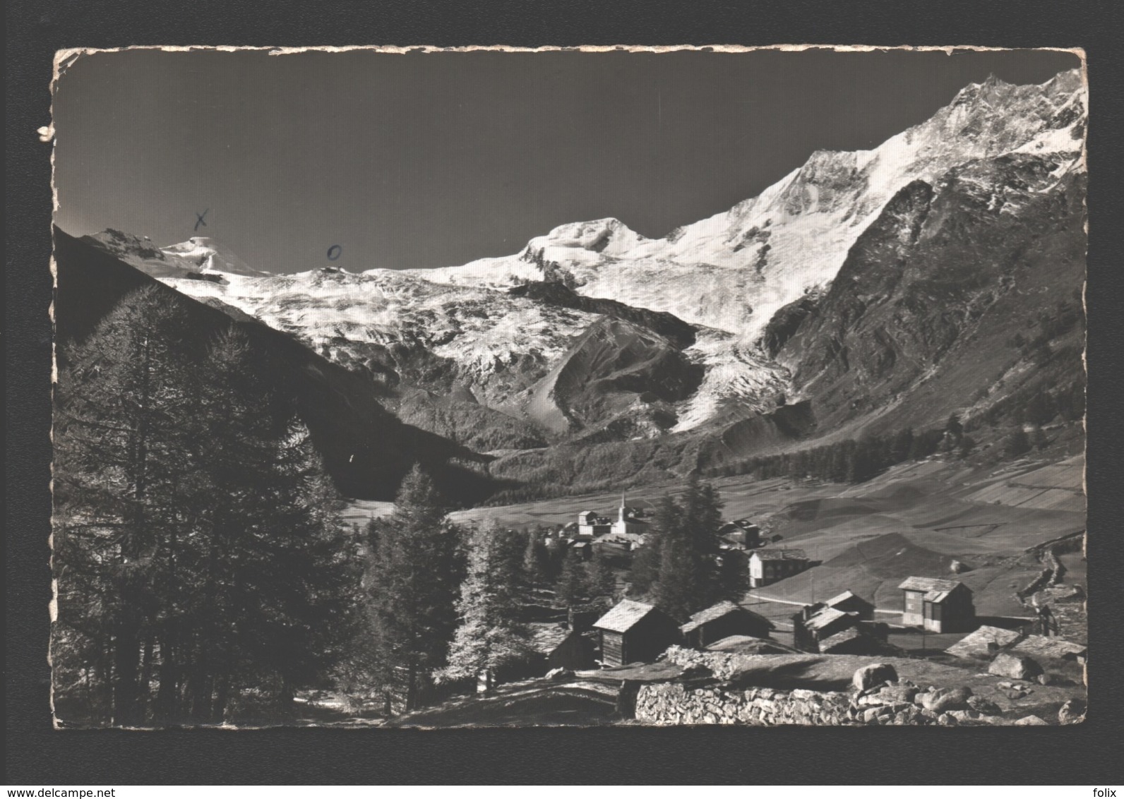 Saas-Fee - Allalin - Alphubel - Täschhorn - Dom - 1948 - Täsch