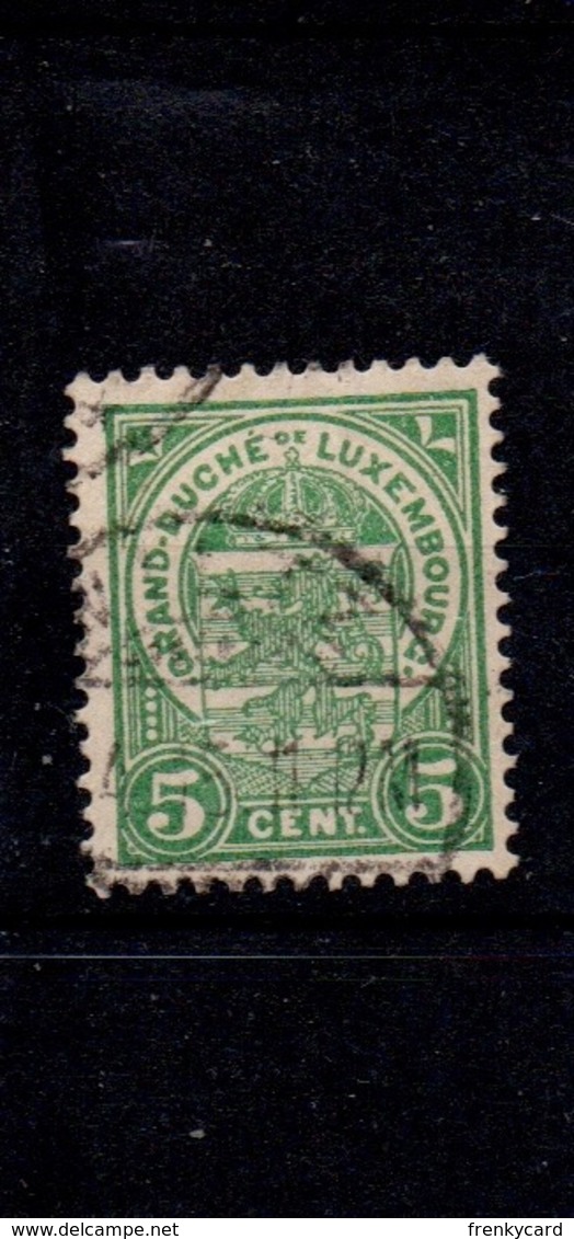 Luxemburg Used 5 Cent. 1880\1916 - 1882 Allegory