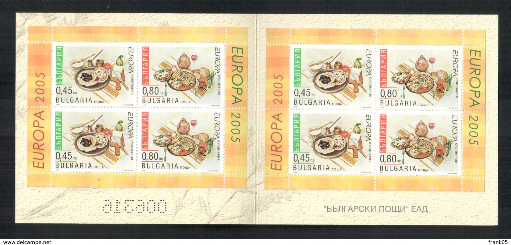 Bulgarien / Bulgaria / Bulgarie 2005 MH/booklet EUROPA ** - 2005