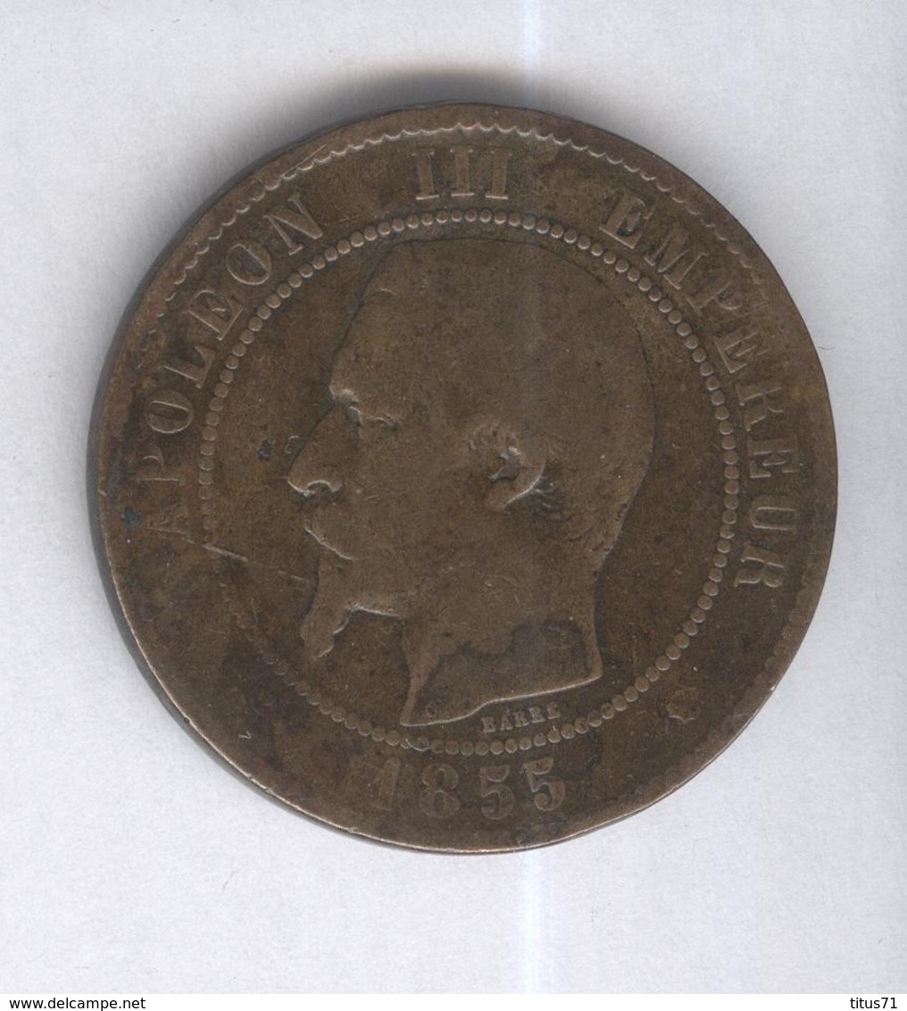 10 Centimes France 1855 MA - Altri & Non Classificati
