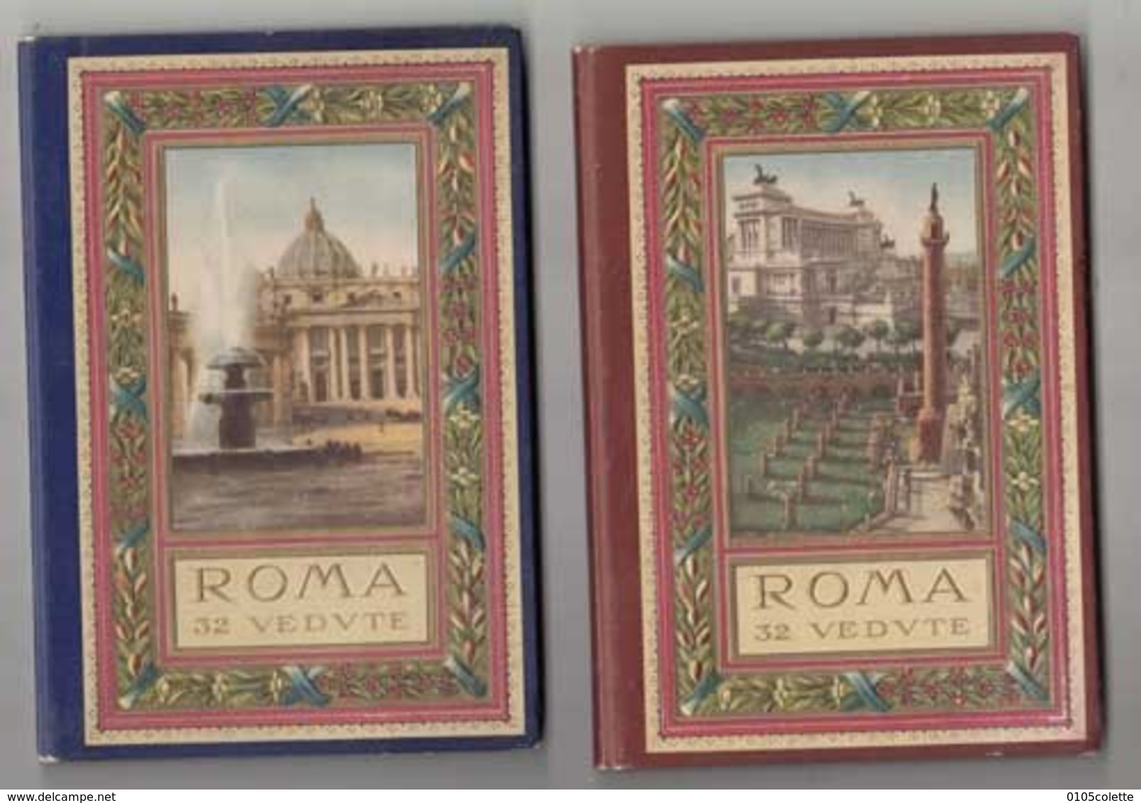 CPA Italie - Rome - 2 Trés Beaux Carnets De Rome De 32 Vedvte (64 Photos )    - Achat Immédiat  (cd 004) - Collezioni & Lotti