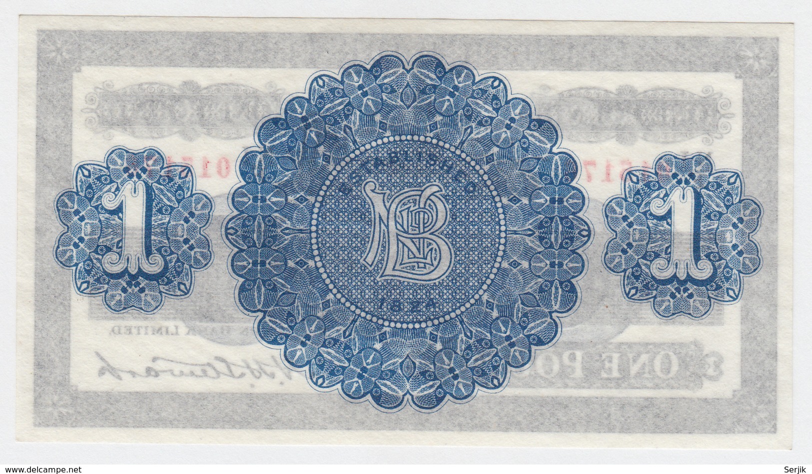 Northern Ireland 1 Pound 1929 UNC NEUF Pick 178a - 1 Pound