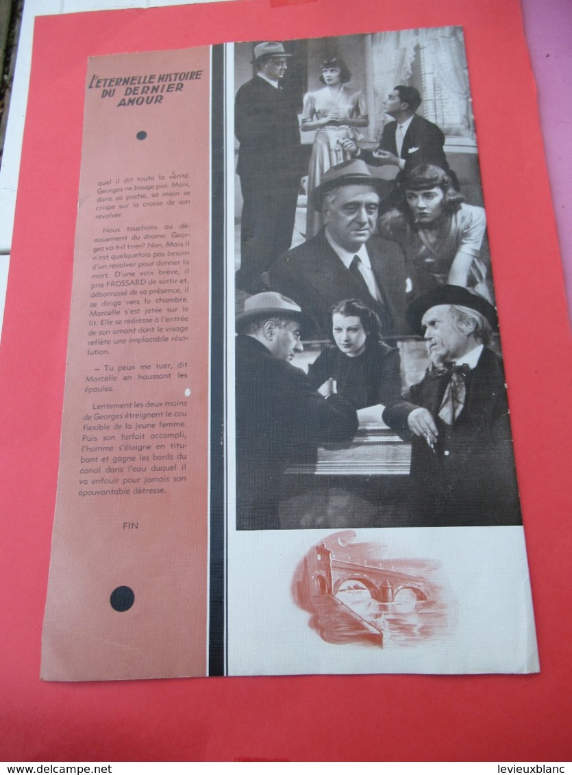 Film Ancien/grande Plaquette De Luxe Présentation De Film/"Derniére Jeunesse"/RAIMU/Delubac/Brasseur/1939         CIN116 - Otros & Sin Clasificación