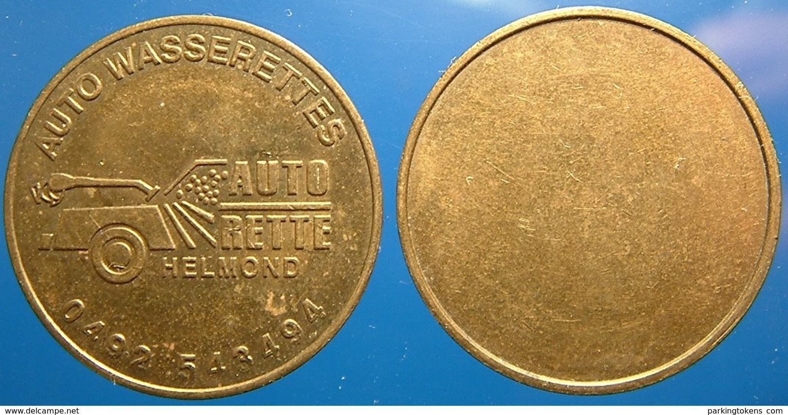 TA 005-2b - Autorette Helmond Netherlands - 04920 543494 - Auto Wasserette Car Wash Machine Token Clean Park Auto Wasch - Firma's