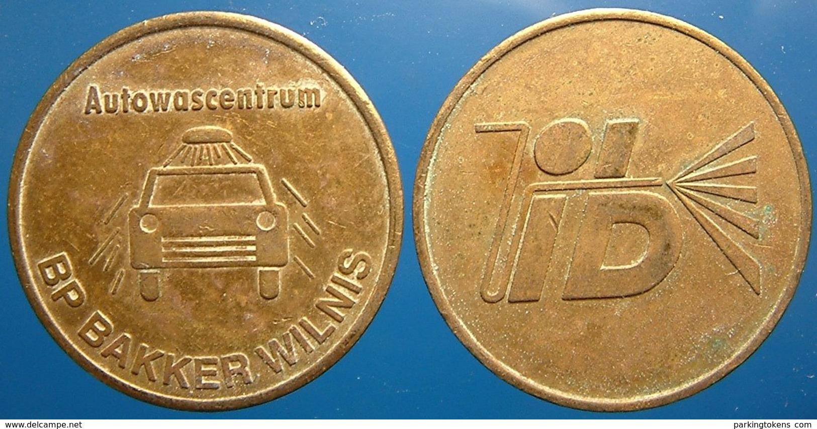 TA 008-1 - BP Bakker - Wilnis Netherlands - Auto Wasserette Car Wash Machine Token Clean Park Auto Wasch - Firma's