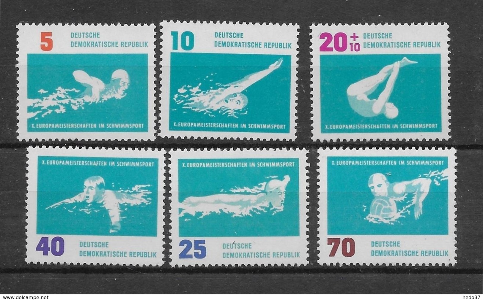 Thème Sports - Natation - Allemagne - Timbres Neufs ** Sans Charnière - TB - Natación