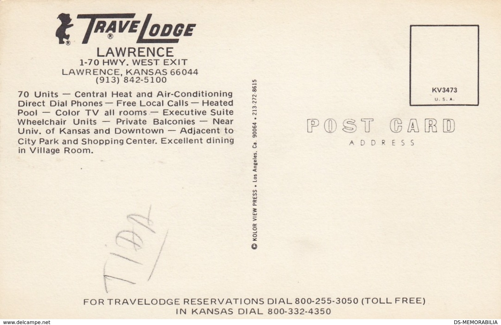 Lawrence Kansas - Travel Lodge - Lawrence