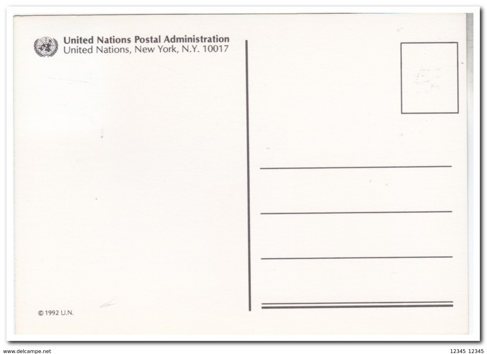 UN New York 1993, Rosemont, Illinois 5-7 February, Chicago '93 UN Postal Administration - Briefe U. Dokumente