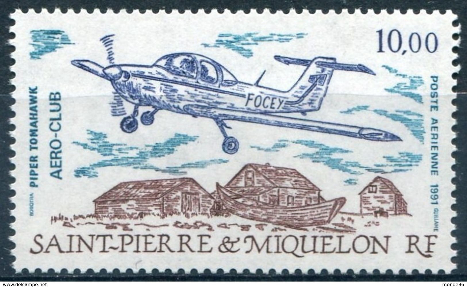 SAINT PIERRE & MIQUELON - Année Complète 1991 ** - PA Inclus - Annate Complete