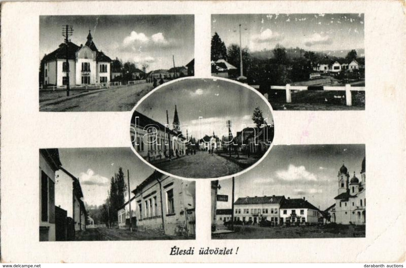 T2/T3 Élesd, Alesd; Mozaiklap / Multi-view Postcard (EK) - Ohne Zuordnung