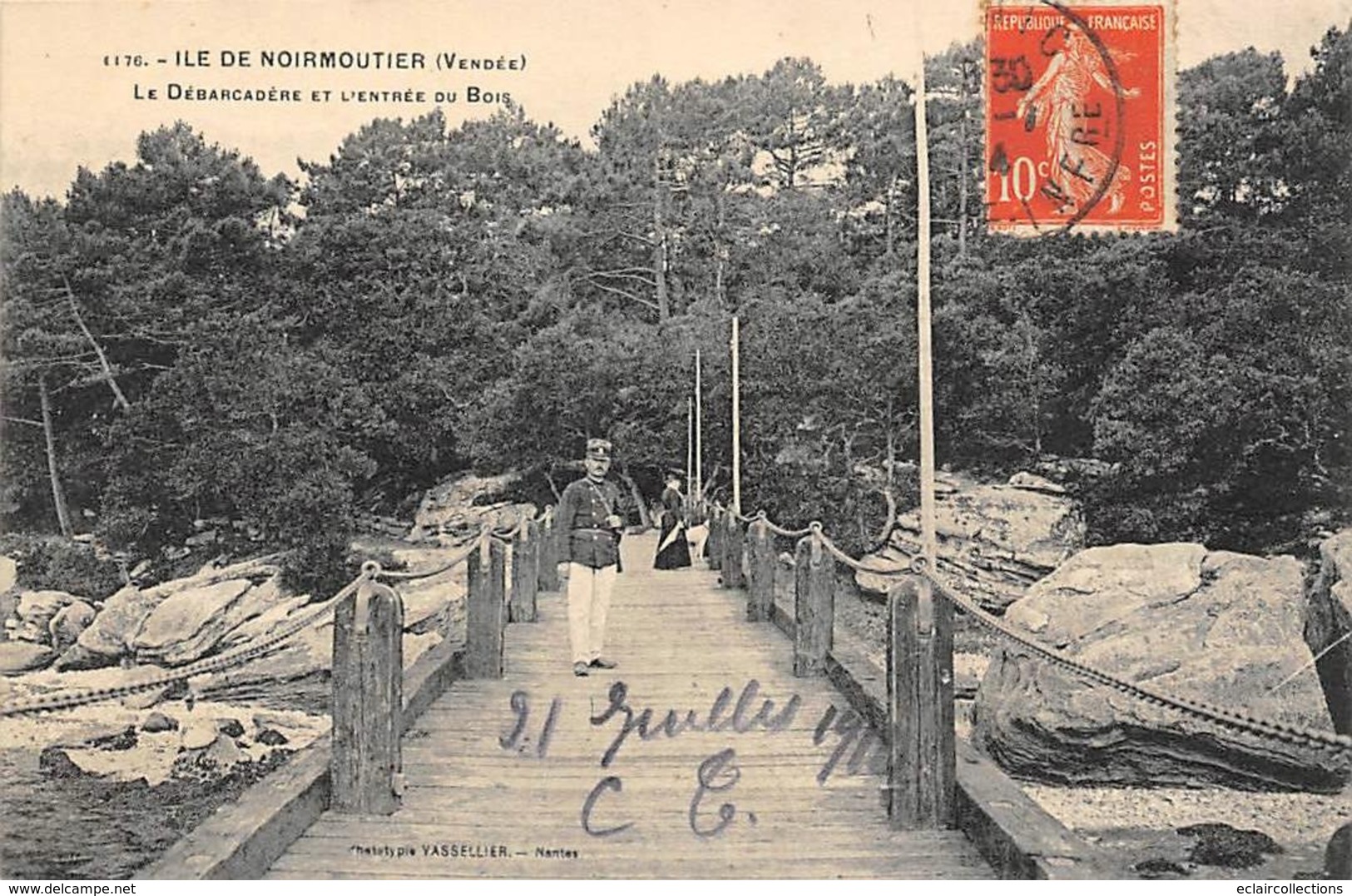 Thème   Gardes Ou Tambours De Ville. Ile De Noirmoutier  85 Le Débarcadère     (voir Scan) - Andere & Zonder Classificatie