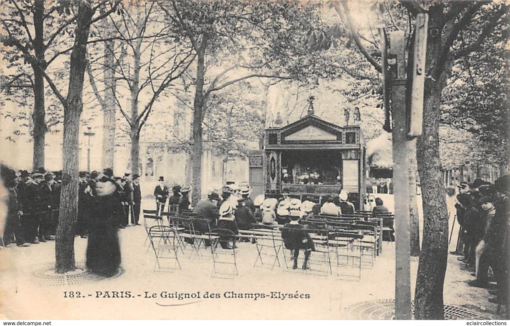 Thème   Guignol Ou Marionnettes :  Paris  75  Le Guignol Des Champs Elysées     (voir Scan) - Sonstige & Ohne Zuordnung