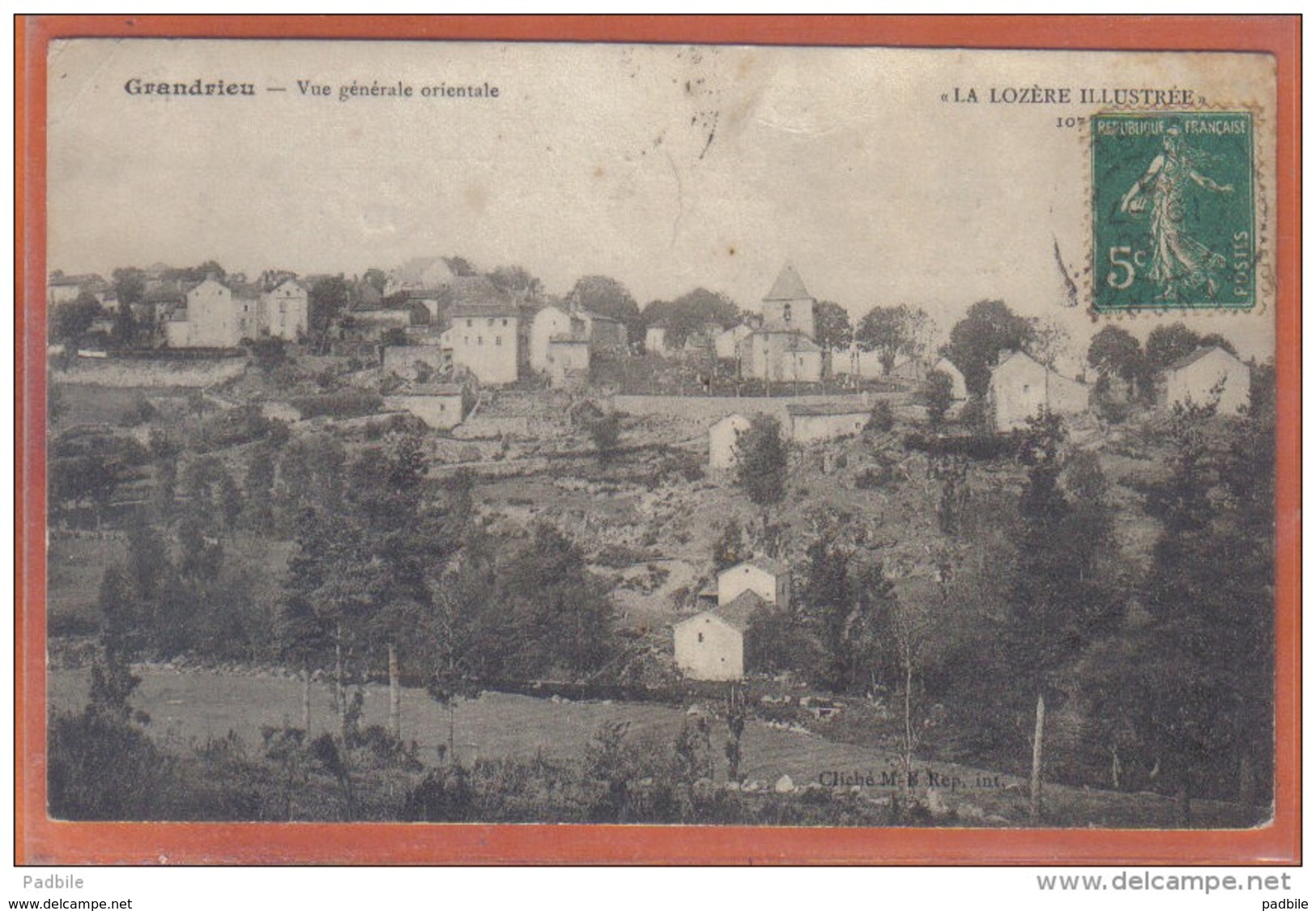 Carte Postale 48. Grandrieu  Trés Beau Plan - Gandrieux Saint Amans
