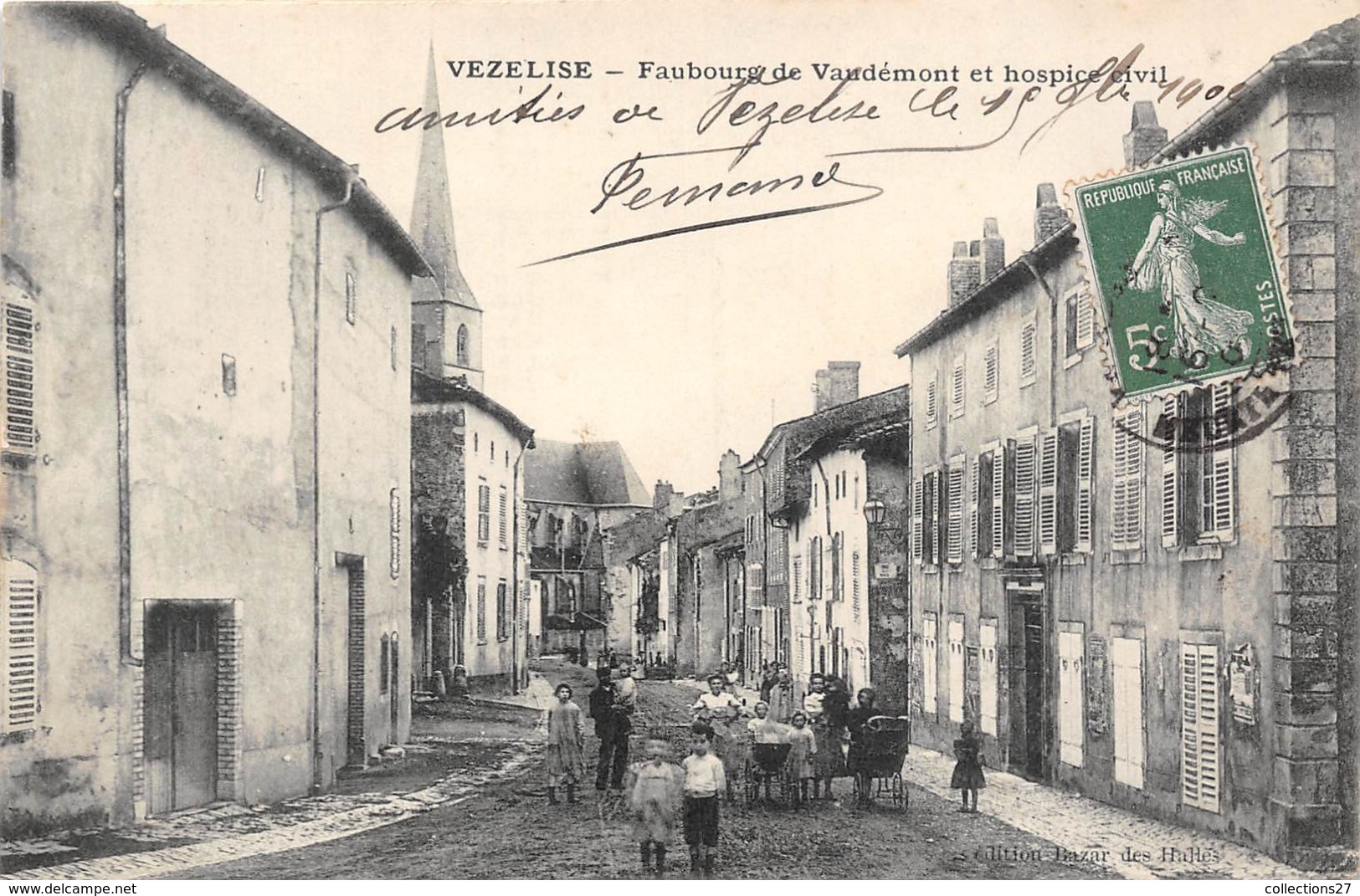 54-VEZELISE- FAUBOURF DU VAUDEMONT ET PHORPICE  CIVIL - Vezelise