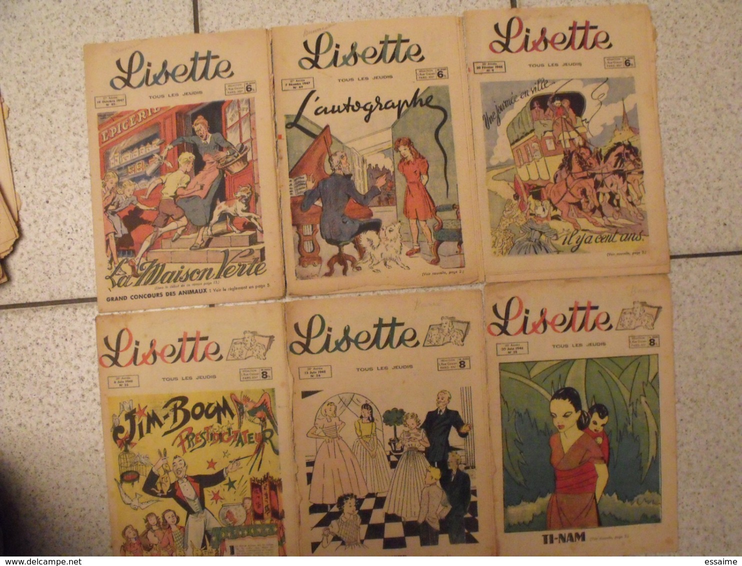 Lisette. 30 N° 1947-50. Revue Pour Fillette. Mixi-berel, Pinchon (pitchoune), Rob-vel, Monnier Bussemey à Redécouvrir - Lisette