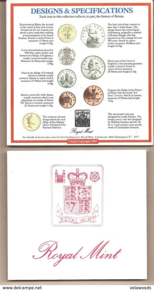 Regno Unito - Brillant Uncirculated Coin Collection - 1985 - Mint Sets & Proof Sets