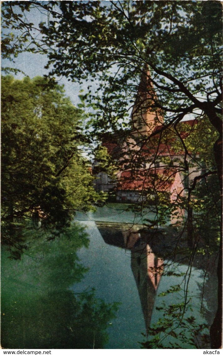 CPA AK Blaubeuren Blautopf Mit Klosterkirche GERMANY (897390) - Blaubeuren