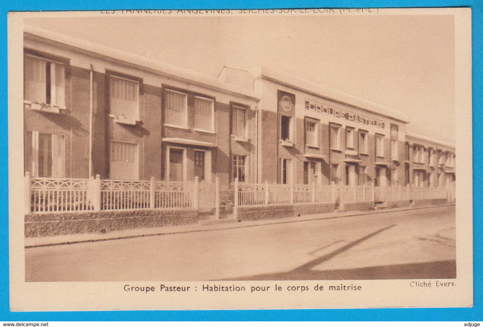 CPA-49-Seiches-sur-le-Loir-TANNERIES ANGEVINES -Habitation Du Corps De Maîtrise - Animation* TOP* 2 SCANS - Seiches Sur Le Loir