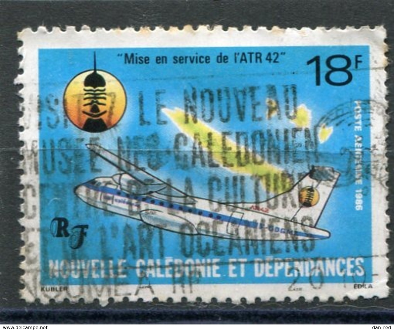 NOUVELLE CALEDONIE  N°  252 PA  (Y&T)  (Oblitéré) - Usados