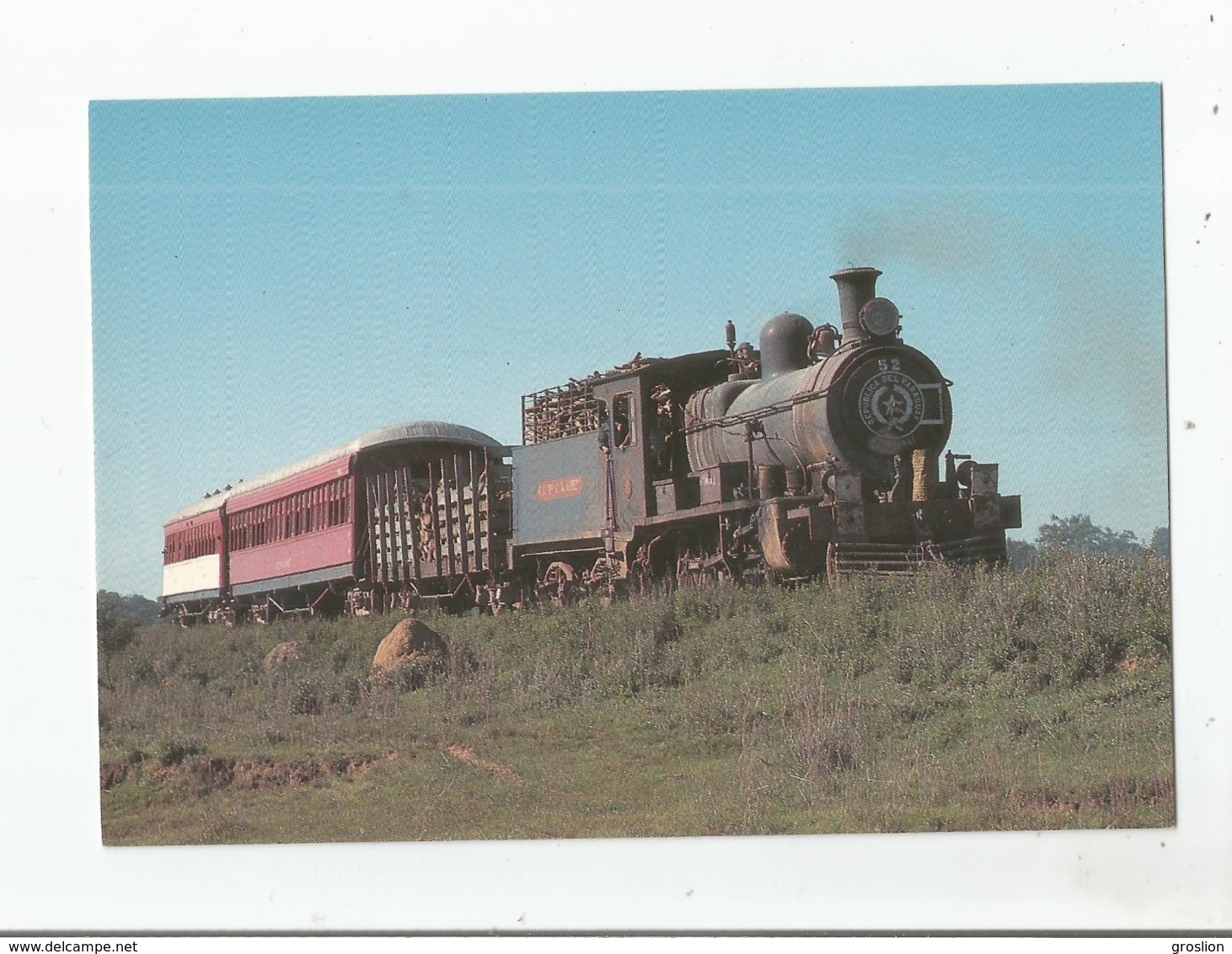 PARAGUAY STEAM ALL OVER THE WORLD ENCARNACION ASUNCION MAIN LINE -SPECIAL TRAIN N° 102    1983 - Paraguay