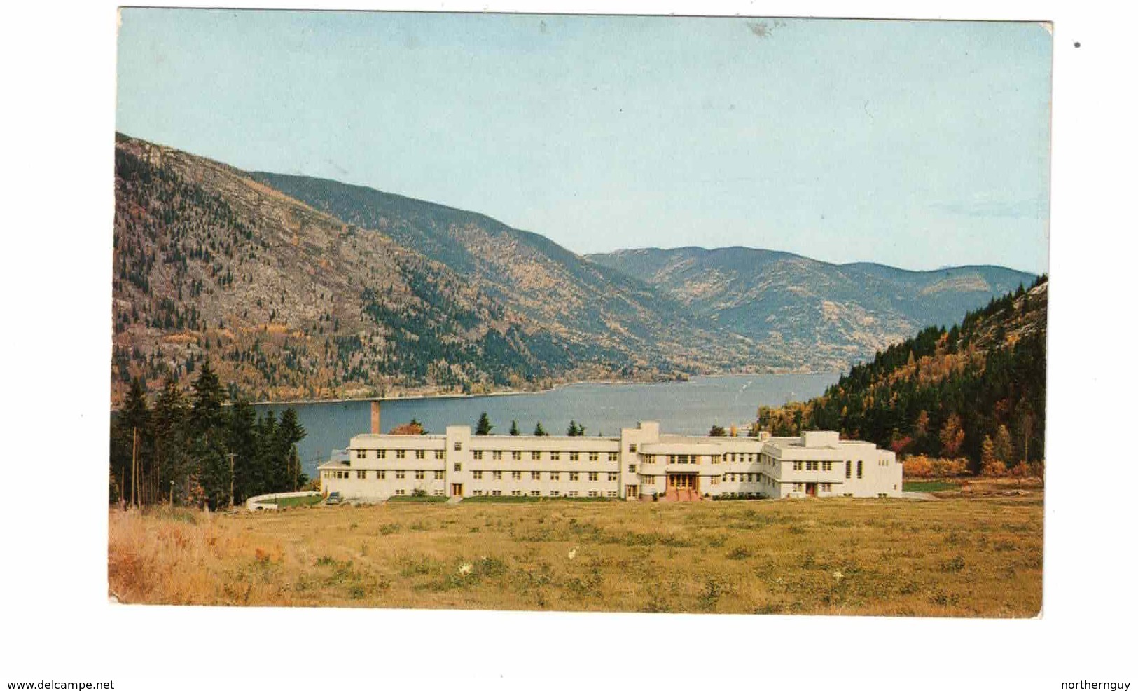 NELSON, British Columbia, Canada, Mount St. Francis Old Folks Home, RC Church, Old Chrome Postcard - Nelson