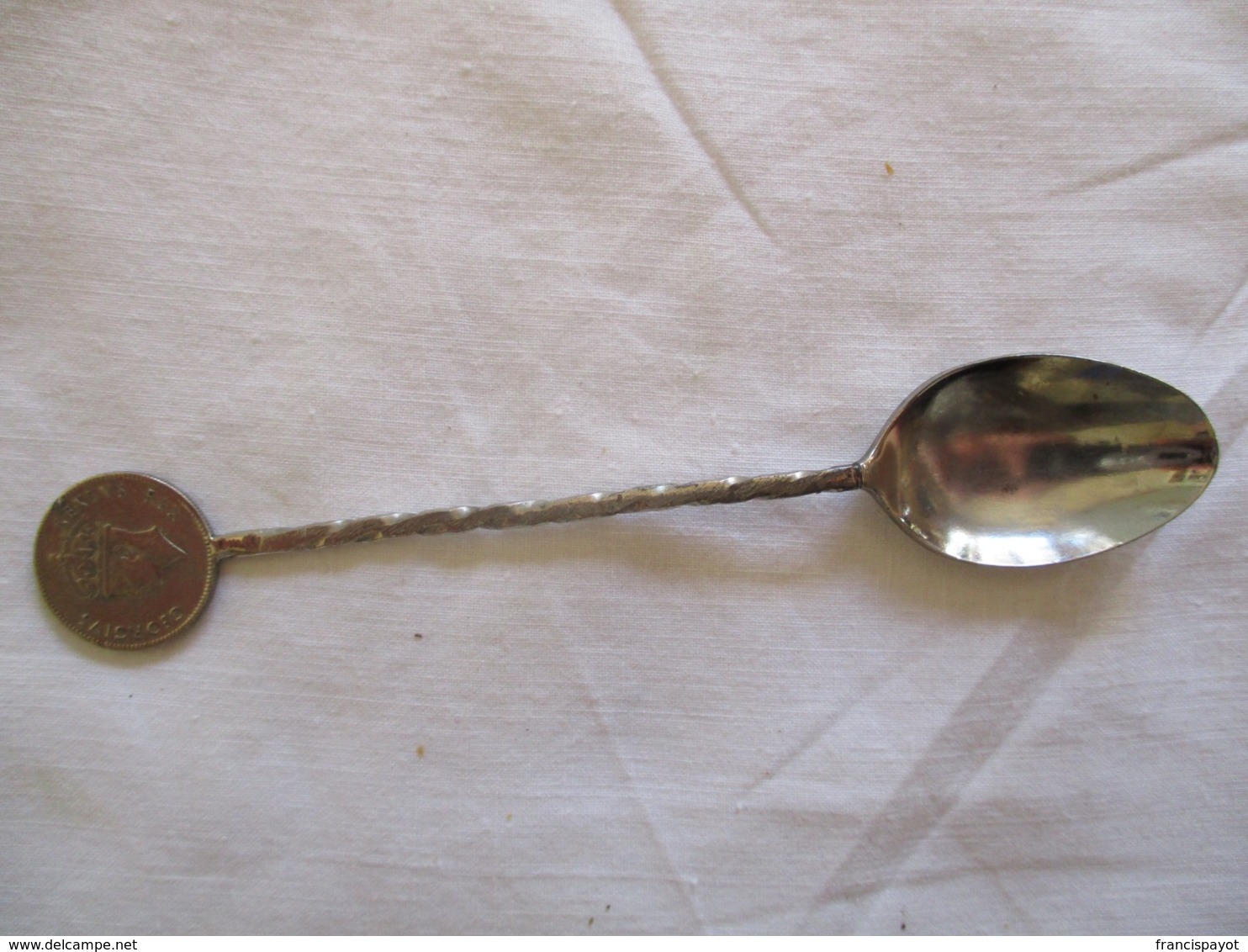 Spoon Made With A Coin Of The British East Africa - Lepels