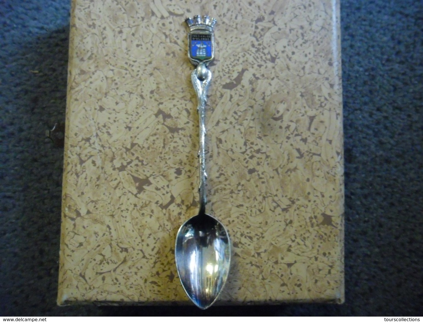 CUILLERE 12,5 Cm En  Métal Argenté Des SABLES D'OLONNE (85) - Spoons