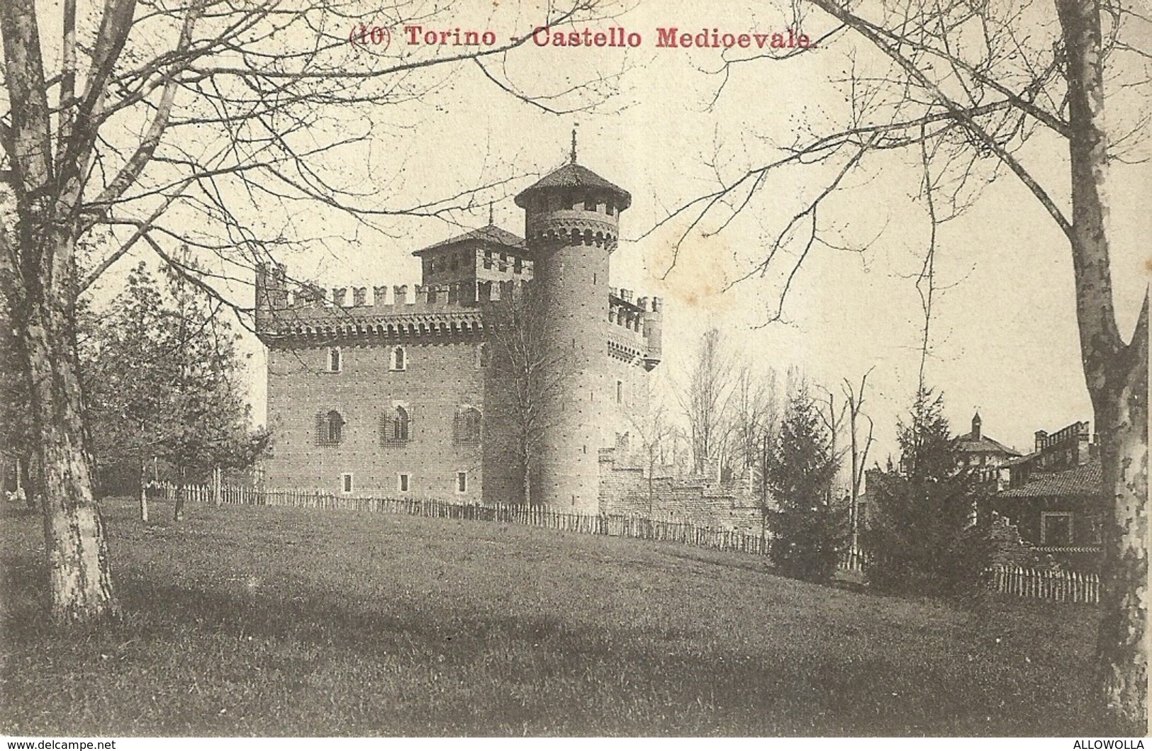 5579 "TORINO-CASTELLO MEDIOEVALE"-CARTOLINA POSTALE ORIGINALE  NON SPEDITA - Castello Del Valentino