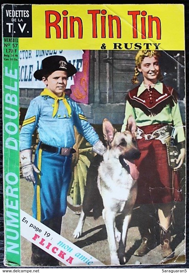 BD MAGAZINE RINTINTIN Et RUSTY - N° 57 De 11/1964 - Sagédition Vedettes TV - Rintintin