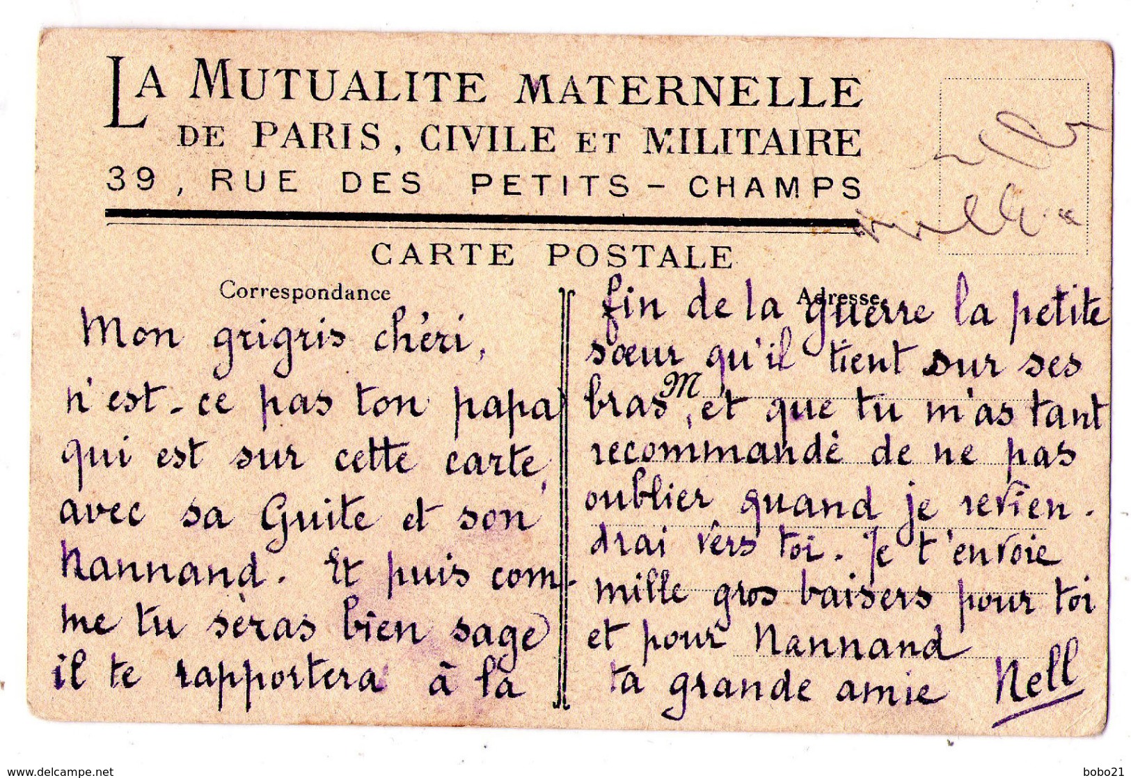 5885 - Cp De Géo Dorival ( Illustrateur ) - La Mutualité Maternelle De Paris ( Civile Et Militaire ) - Guerre De 14-15 - - Dorival