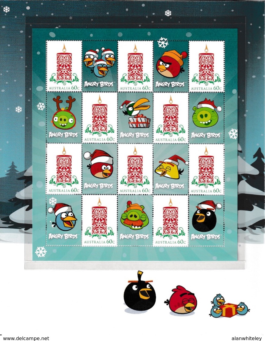 AUSTRALIA 2013 Christmas / Angry Birds: Presentation Pack UM/MNH - Presentation Packs