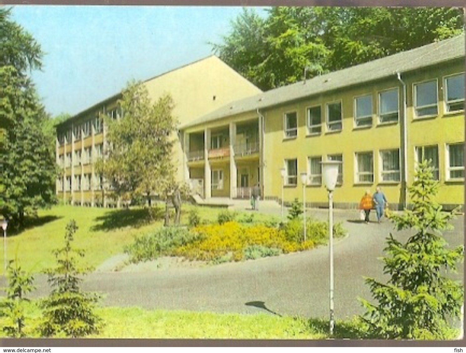 Germany & Circulated, Bad Liebenstein Diagnose Und Therapiegebäude DDR, Rostock 1982 (6868) - Bad Liebenstein